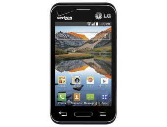 $25 off Verizon Prepaid LG Optimus Zone 2 No-Contract Cell Phone