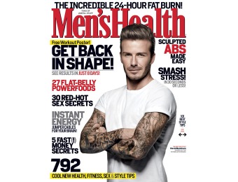 84% off Men's Health Magazine Subscription, $6.99 / 10 Issues