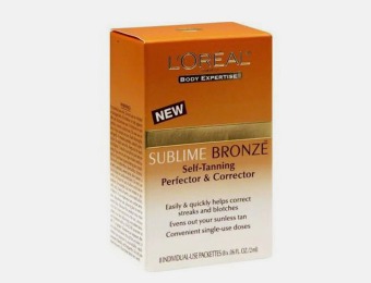 $31 off 5-Pack L'Oreal Sublime Bronze Self-Tanning Packets