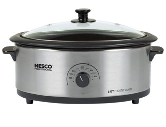 33% Off Nesco Professional 6-Quart Stainless Steel Roaster Oven