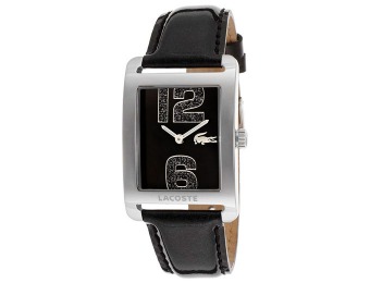 62% off Lacoste Andorra Leather Ladies Watch 2000677