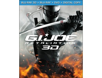 73% off G.I. Joe: Retaliation (Blu-ray 3D + Blu-ray + DVD + Digital)