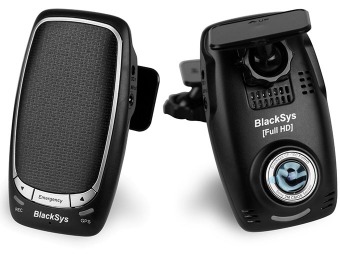 $209 off OjoCam Blacksys CF-100 Dual Channel HD Dash Camera GPS