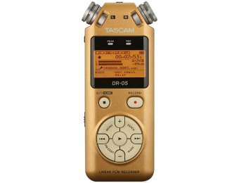 61% off TASCAM Special Edition Gold DR-05 Linear PCM Recorder