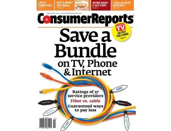 77% off Consumer Reports Magazine, $19.39 / 13 Issues