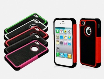 85% off Armor Hybrid Shockproof Case for iPhone 4/4S & 5