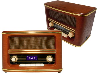 $101 off Wolverine RSR100 Retro Bluetooth Speaker & AM/FM Radio
