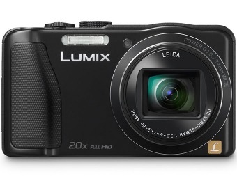 $190 off Panasonic Lumix 16.1 MP Compact Camera, DMC-ZS25