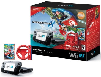16% off Nintendo Wii U Mario Kart 8 Deluxe Console Set