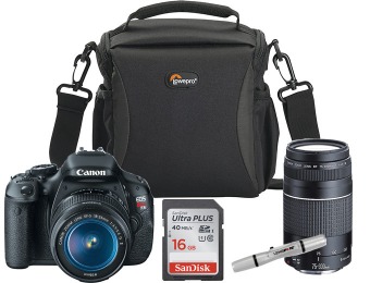 29% off Canon EOS Rebel T3i 18MP DSLR Camera Kit