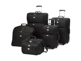 56% off American Tourister 5-Piece Luggage Set