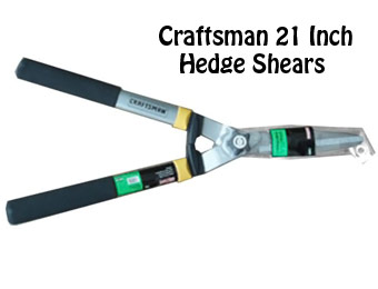 50% Off Craftsman 21 in. Hedge Shears