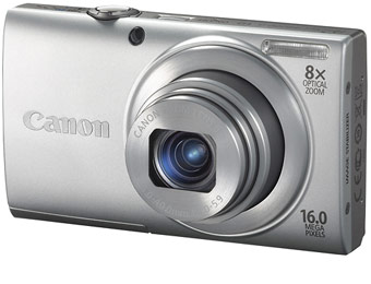 $81 Off Canon PowerShot A4000 IS 16MP Digital Camera