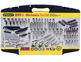 $42 off Stanley 91-988 201-Piece Drive Mechanics Tool Set