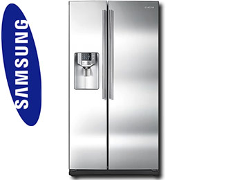 $340 off Samsung 25.5 Cu Ft Side-by-Side Stainless Refrigerator