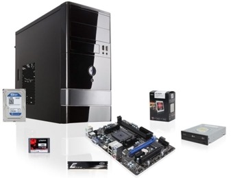 $130 off AMD 5800K 3.8GHz 4-Core Radeon, SSD Barebones PC Combo