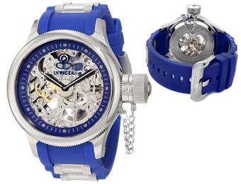 91% Off Invicta 1089 Russian Diver Mechanical Skeleton Watch
