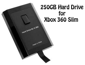 75% Off Xbox 360 Slim 250GB Hard Drive w/ Code GET20CE
