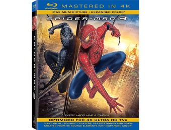 50% off Spider-Man 3 (Mastered in 4K) Blu-ray