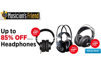 Up to 85% off Headphones - 45 Styles on Sale at Musician's Friend