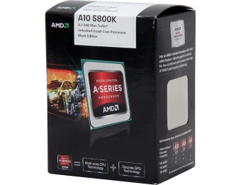 $31 off AMD A10-5800K Trinity Quad-Core 3.8GHz/4.2GHz APU