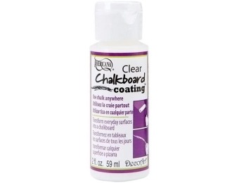 87% off DecoArt Clear Chalkboard Coating