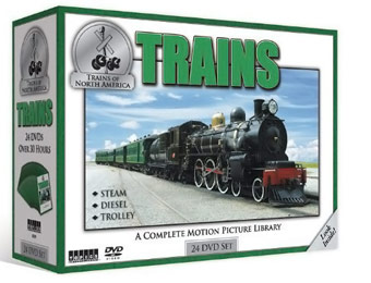 70% Off Trains of North America 24 DVD Box Set