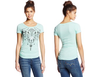 72% off Southpole Juniors Sweet Tee with Jewelry Graphics