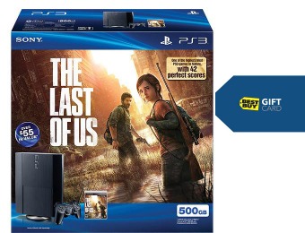 Sony 500GB PlayStation 3 The Last of Us Bundle + $20 Gift Card