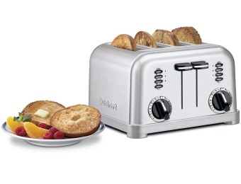 62% off Cuisinart CPT-180 Metal 4-Slice Toaster, Brushed Stainless