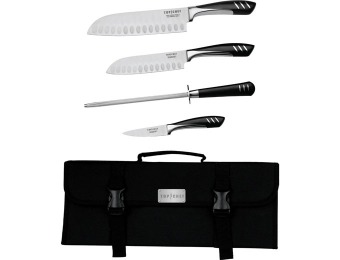65% off Top Chef 5-Piece Knife Set with Nylon Carrying Case