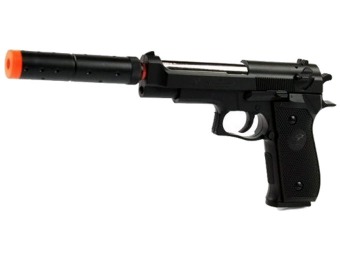 82% off Double Eagle Spring M22 Silenced Pistol FPS-300 Airsoft Gun