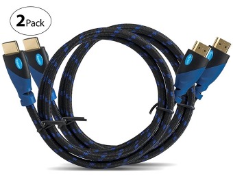 82% off Aurum Ultra - 3' High Speed HDMI Cable w/ Ethernet 2 Pack
