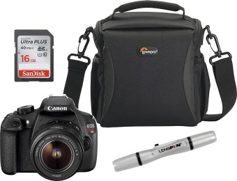 $50 off Canon EOS Rebel T5 18MP DSLR Camera Kit w/ 18-55mm Lens