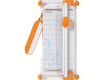52% off Fiskars 12" Portable Rotary Paper Trimmer