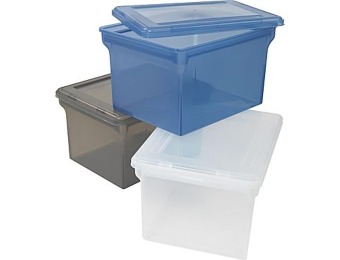 44% off Staples Letter/Legal File Boxes, 3 Styles