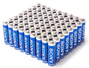 67% off 72-Pack of Sony Stamina Plus Alkaline AA or AAA Batteries