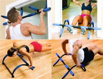 58% off Power Trainer Elite Multi-Function Bar w/ P90X Workout DVD