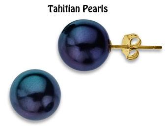 71% Off 10 mm Tahitian Pearl Earrings in 14K Gold