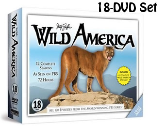 70% Off Marty Stouffer's Wild America Plus Specials 18-DVD Set