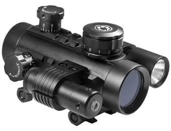 $155 off Barska Cross Dot Electro Sight Multi Rail Tactical Riflescope