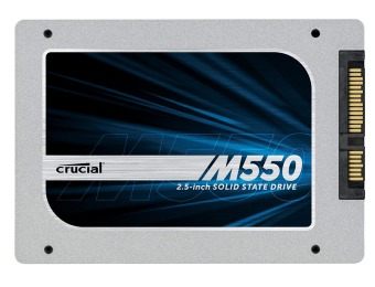 45% off Crucial M550 512GB 2.5-Inch 7mm Internal SSD CT512M550SSD1