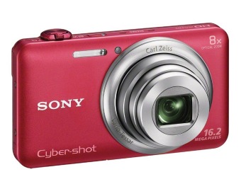 35% off Sony Cyber-Shot DSC-WX80 16.2-MP Digital Camera - Red