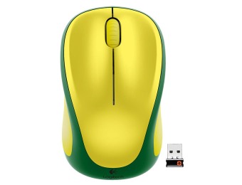 70% off Logitech M317 Wireless Computer Mouse Brazil Fan Edition