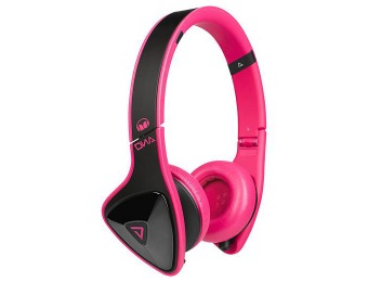 68% off Monster DNA On-Ear Headphones - Black/Laser Pink