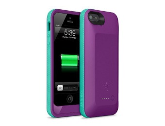 $68 off Belkin Grip Power Apple iPhone 5/5s Battery Case, Purple