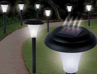 56% off 8-Pack Garden Creations JB5629 Solar-Powered LED Lights