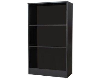 15% off Hampton Bay Black 3-Shelf Standard Bookcase