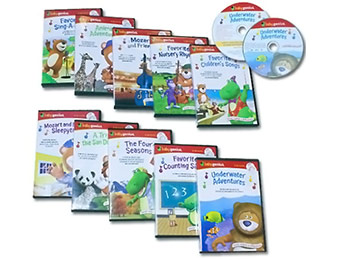 88% off Baby Genius Ultimate Children's Library (10 DVD + 10 CD)