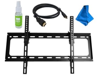 75% off Fino Universal 30"-60" TV Tilt Wall Mount + Cleaner & Cable